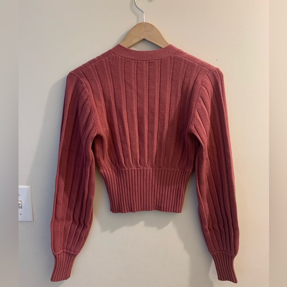 Wilfred Plunge Front Cardigan - Picture 3 of 5